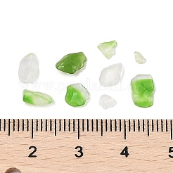 Pandahall natürlich gefärbte und erhitzte Achat-Chip-Perlen&nbsp;G-M055-02