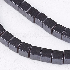 Unmagnetische synthetischen Hämatitkornen Stränge&nbsp;X-G-Q527-4x4mm-1