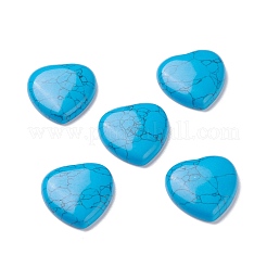 Cabochons turchese sintetico&nbsp;G-P021-11