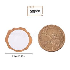 50 Stück selbstklebende Wachsstempelaufkleber&nbsp;DIY-CP0005-82F