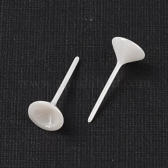 Pendientes de cerámica con circonitas biocerámicas hipoalergénicas.&nbsp;EJEW-C111-03C