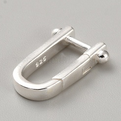 925 anillos de puerta de resorte de plata esterlina&nbsp;FIND-WH0424-18S