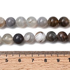 Natur Botswana Achat Perlen Stränge&nbsp;G-H334-A01-02
