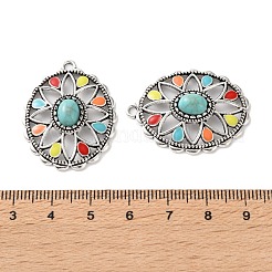 Anhänger im böhmisch-tibetischen Stil aus Legierung&nbsp;FIND-T074-05AS