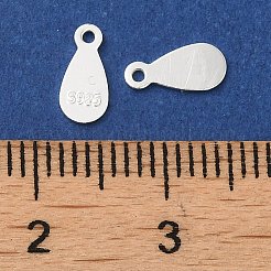 925 goutte d'extension de chaîne en argent sterling&nbsp;STER-G040-01B
