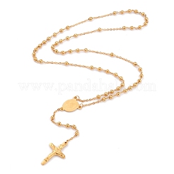 Rosenkranzketten aus Edelstahl 304 für Ostern&nbsp;STAS-B021-03G