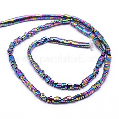 Electroplate non magnetici ematite sintetico fili di perline&nbsp;G-I094-06