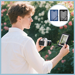 2 Stück 2 Farben 3 Zoll Mini-Fotoalben mit PVC-Cover&nbsp;AJEW-FG0005-43