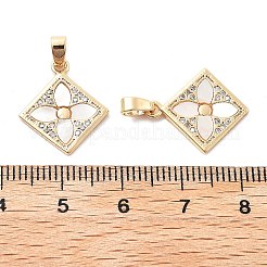 Ottone micro spianare pendenti zirconi&nbsp;KK-L222-016G