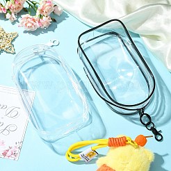 2 Stück transparente PVC-Aufbewahrungsbeutel für Kosmetika in 2 Farben&nbsp;ABAG-CJ0001-08
