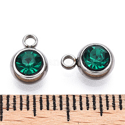 201 ciondoli in strass in acciaio inossidabile&nbsp;X-STAS-S068-03