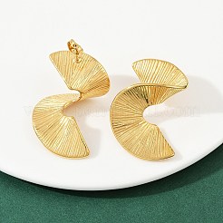 Pendientes de espiral de vórtice de acero inoxidable 304&nbsp;EJEW-I319-03G