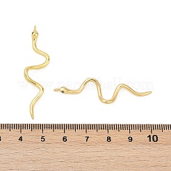 Pendentifs avec zircon cubiques à micro-pavés en laiton&nbsp;KK-G526-09G