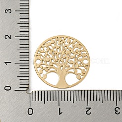 Ciondoli connettore in ottone placcato cremagliera&nbsp;KKC-D001-20KCG