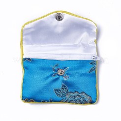 Beutel aus Stickerei-Damasttuch&nbsp;LS-ABAG-WH0023-04B-03