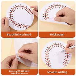 60 Stück 6 Stile Baseball-Papier-Geschenkanhänger&nbsp;CDIS-CA0001-17