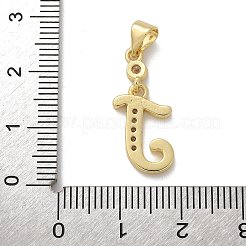 Ottone micro spianare pendenti zirconi&nbsp;KK-M319-02G-J