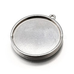 Pendentifs cabochons en acier inoxydable 304&nbsp;X-STAS-S181-02P-B