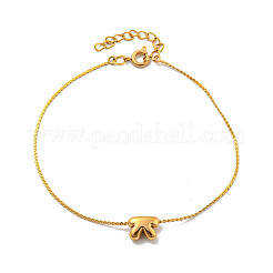 Bracelets à chaîne serpentine en acier inoxydable 304&nbsp;BJEW-H608-01G-K