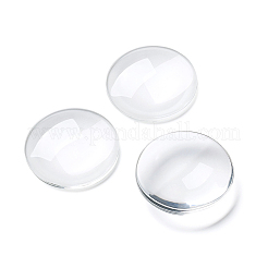 Transparente Glas Cabochons&nbsp;GGLA-CD0001-05