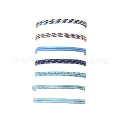 14 ensemble de bracelets en cordon de coton 7 couleurs pour hommes et femmes&nbsp;BJEW-FS00025-02