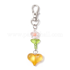 5 pendentif décoratif en acrylique.&nbsp;HJEW-JM03858