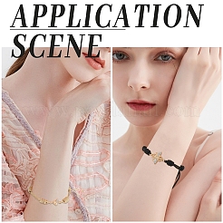 10 Stück 5 Farben verstellbare geflochtene Nylonschnur Gliederarmbandherstellung&nbsp;AJEW-SC0002-18