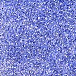 6/0 perle ronde en verre de couleur intérieure transparente&nbsp;X1-SEED-N006-004F