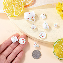 Mini-Keramik-Teesets mit Kirschmuster&nbsp;AJEW-TA0003-48