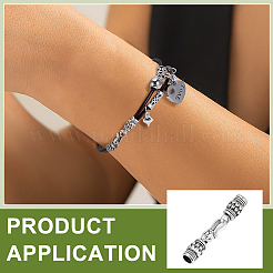 1 estremità/punte per cordino in argento sterling&nbsp;STER-BC0004-15B-1