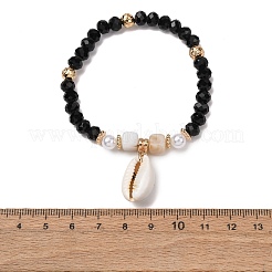 Elastische Armbänder aus böhmischem Harz&nbsp;BJEW-Z169-01E