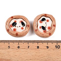 Cabochons décodés en résine opaque de dessin animé&nbsp;RESI-N039-129E