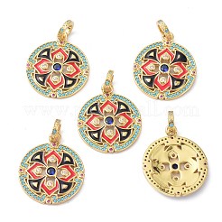 Pendentifs en laiton avec zircone cubique&nbsp;ZIRC-C024-26G