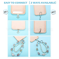 1 sangle mobile en perles acryliques&nbsp;AJEW-SZ0002-82C