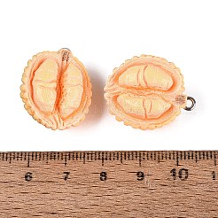 Colgantes de resina opaca imitación fruta&nbsp;RESI-Q232-07A