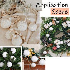 24 boule de pompon en laine douce&nbsp;DIY-SC0031-31D-03