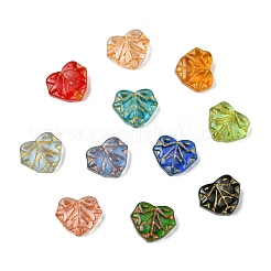 16pcs 15 Farben handgemachte Bunte Malerei-Perlen&nbsp;LAMP-CJ0002-47