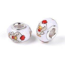 Perle europee in resina opaca&nbsp;RPDL-T004-01N