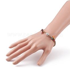 Bracelets multi-rangs en coton&nbsp;BJEW-JB05869