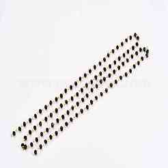 Fatti a mano perline perle di vetro catene&nbsp;AJEW-JB00810