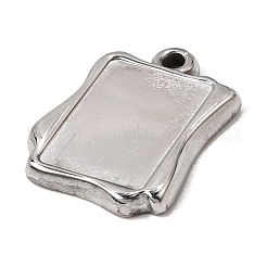 Cabochon-Fassungen für Anhänger aus Edelstahl 304&nbsp;SA-CBA9B1E-01F-P