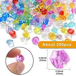 50 g transparente Acrylperlen&nbsp;TACR-YW0003-08