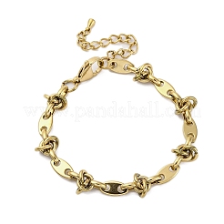 Catene in acciaio inox 304 a forma di chicchi di caffè per uomo e donna&nbsp;BJEW-G725-01G