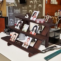 Diy 3-stöckiges Display-Riser-Set aus Holz&nbsp;ODIS-WH0029-25B