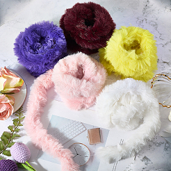 5 Stück 5 Farben Kunstpelz Chenille Stick Stoffrolle für Weihnachtsbaum-Dekor oder Kranzschleifen Handwerk&nbsp;FIND-CY0001-23