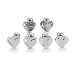 Anlaufgeschützte 201 Edelstahl Barbell Knorpel Ohrringe&nbsp;LS-EJEW-R147-38