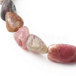 Bracelets extensibles en perles de tourmaline naturelle pour enfants&nbsp;BJEW-JB06250-03