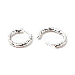 Orecchini a cerchio tubolari in ottone per le donne&nbsp;EJEW-G306-01P