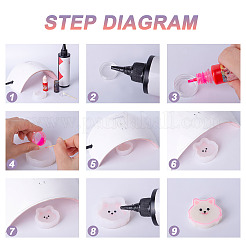 7 pz 7 stampi in silicone stile&nbsp;DIY-BG0001-58