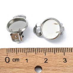 Anlaufgeschützte Ohrclips aus Edelstahl 304&nbsp;STAS-Q318-07P